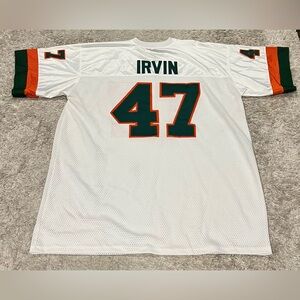 Miami Hurricanes Micheal Irvin Stitched Throwback Jersey